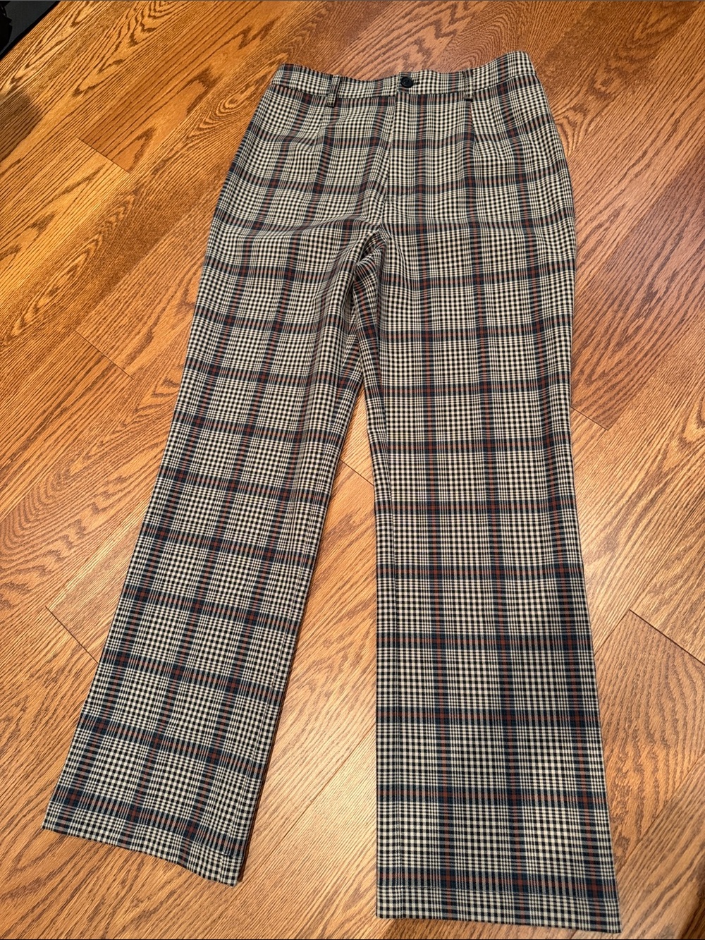 Reformation Plaid Pants